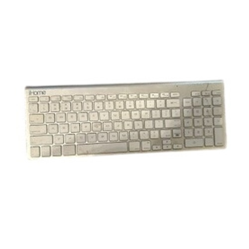 iHome IMAC-K130 Wireless Keyboard  White Full Size Slim Numeric Keypad USED